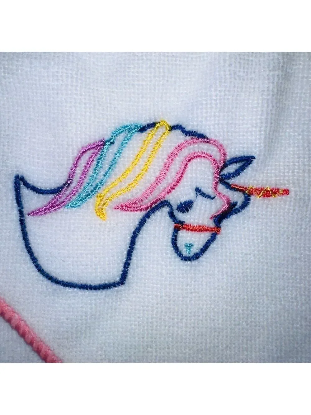 NIP Angel Of Mine Baby / Infant Hooded Towel Unicorn Design Bundle Of 2